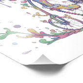 Photo Enlargement clown on a bike Fotodruck (Ecke)