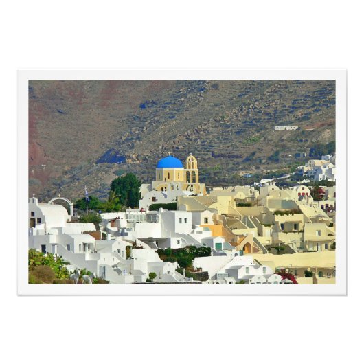 Photo Enlargement Greece santorini Fotodruck (Vorne)