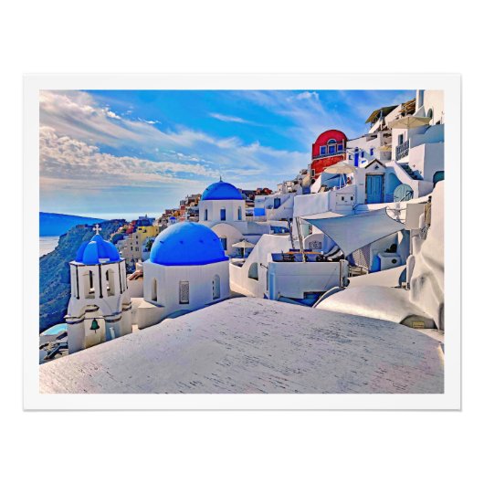 Photo Enlargement Greece santorini Fotodruck (Vorne)