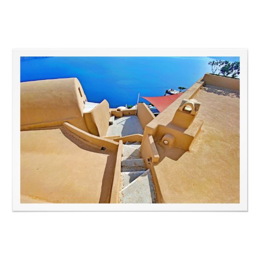 Photo Enlargement Greece santorini Fotodruck (Vorne)