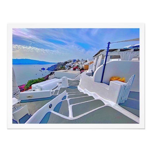Photo Enlargement Greece santorini Fotodruck (Vorne)
