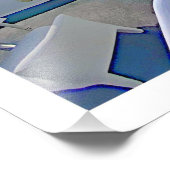 Photo Enlargement Greece santorini Fotodruck (Ecke)