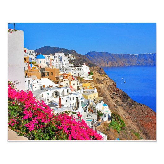 Photo Enlargement Greece santorini Fotodruck (Vorne)