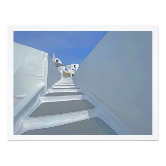 Photo Enlargement Greece santorini Fotodruck (Vorne)