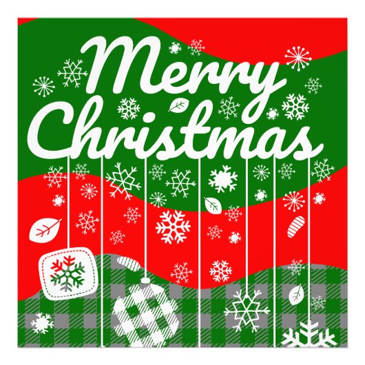 Photo Enlargement -Merry Christmas Fotodruck (Vorne)