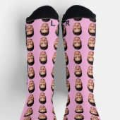 Photo Face Socks, Unique Personalized Socken (Oben)
