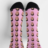 Photo Face Socks, Unique Personalized Socken (Oben)