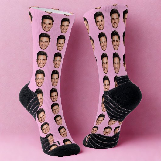 Photo Face Socks, Unique Personalized Socken