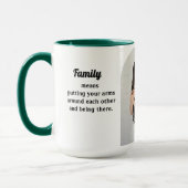 Photo Family Means Mug Tasse (Links)