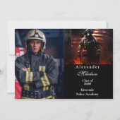 Photo Firefighter Class of 2026 Graduation Ankündigung (Vorderseite)