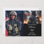Photo Firefighter Graduation Ceremony Ankündigung (Vorderseite)