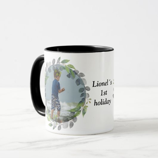 photo flower frame tasse (Vorderseite Links)