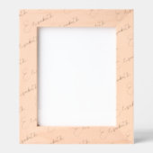 Photo Frame, Custom Name Handwritten, 8x10,  Geätzte Rahmen (Vorderseite)