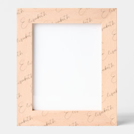 Photo Frame, Custom Name Handwritten, 8x10,  Geätzte Rahmen