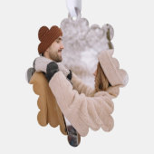 Photo Gift Custom Personalized Ornament Karte (Linke Ecke)