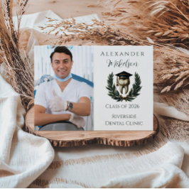 Photo Gold Laurel Tooth Graduation Party Ankündigung