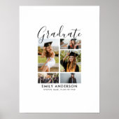 Photo Graduation Guest Signature Poster (Vorne)