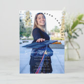 Photo Graduation Invitation, Class of 2026 Einladung (Stehend Vorderseite)