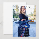 Photo Graduation Invitation, Class of 2026 Einladung (Vorne/Hinten)
