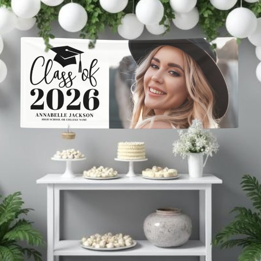 Photo Graduation Party Banner
