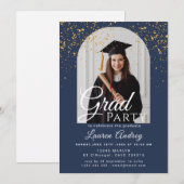 Photo Graduation Party Invitation Einladung (Vorne/Hinten)