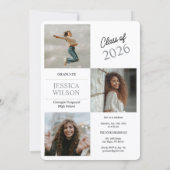 Photo Graduation Party Invite  Einladung (Rückseite)