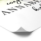 Photo Graduation Party Welcome Sign Poster (Ecke)