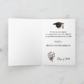 Photo Graduation Thank You  Card Karte (Innenseite)