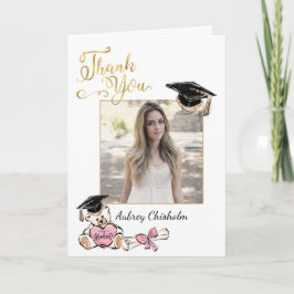 Photo Graduation Thank You Card Karte
