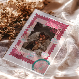 Photo Groovy Nutcracker Retro Pastel Christmas Acryleinladungen