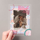 Photo Groovy Nutcracker Retro Pastel Christmas Acryleinladungen (Insitu (Handheld))