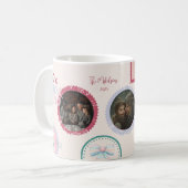 Photo Groovy Nutcracker Retro Pastel Christmas Kaffeetasse (Vorderseite Links)