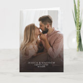 Photo Happy Anniversary Card Dankeskarte (Vorderseite)