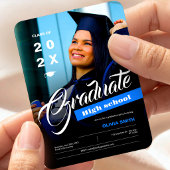 Photo High School Graduation Announcement Magnet