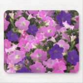 Photo Image Of Morning Glory Pink & Purple Flowers Mousepad (Vorne)