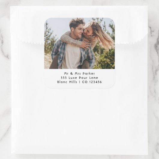 Photo Mailing Labels | Return Address Sticker Roll (Tasche)