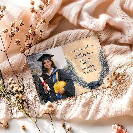 Photo Mechanical Engineering Graduate Party Ankündigung