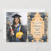 Photo Mechanical Engineering Graduation Ankündigung (Vorderseite)