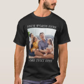 Photo Memory Custom Tee with Your Text (Vorderseite)