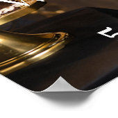 Photo men guys welcome birthday party poster (Ecke)