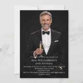 Photo milestone birthday einladung (Vorderseite)