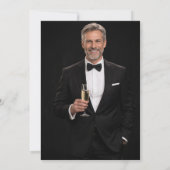 Photo milestone birthday einladung (Rückseite)