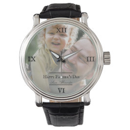 Photo Minimalist Father's Day Armbanduhr