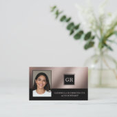 Photo Modern Professional CPA Accountant Visitenkarte (Stehend Vorderseite)