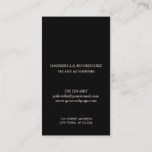 Photo Modern Professional CPA Accountant Visitenkarte (Rückseite)