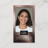 Photo Modern Professional CPA Accountant Visitenkarte (Vorderseite)