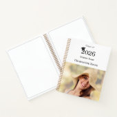  Photo Modern Senior Graduate Class of 2026 Notizblock (Innenseite)