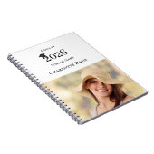  Photo Modern Senior Graduate Class of 2026 Notizblock (Rechte Seite)