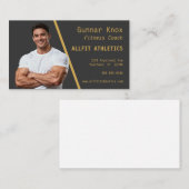 Photo of Fitness Coach Personal Trainer Visitenkarte (Vorne/Hinten)