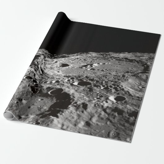 PHOTO OF MOON SURFACE GESCHENKPAPIER (Ungerollt)